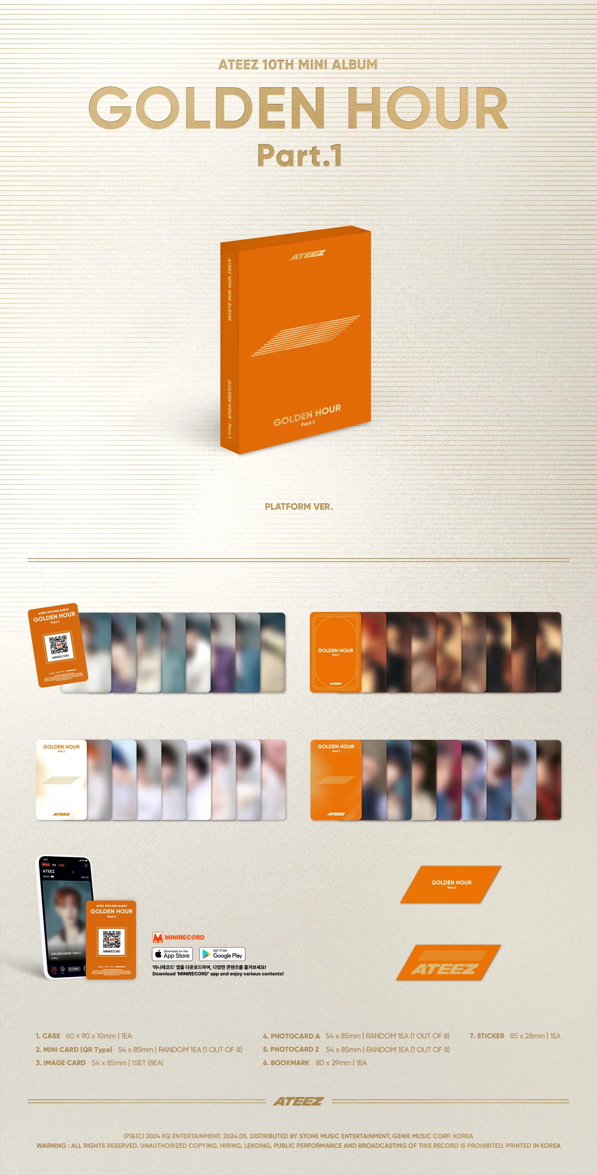 ATEEZ GOLDEN HOUR: Part.1 - Platform - Image 2