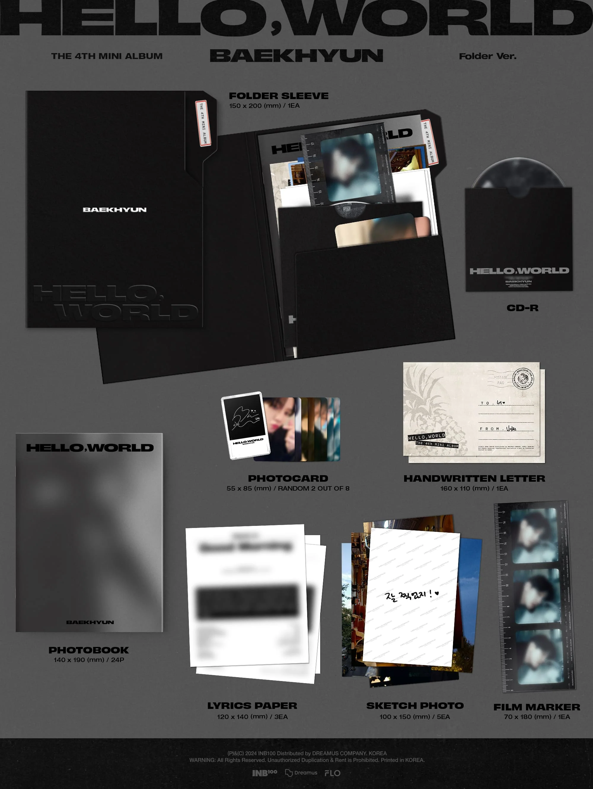 BAEKHYUN Hello, World - Folder - Image 2