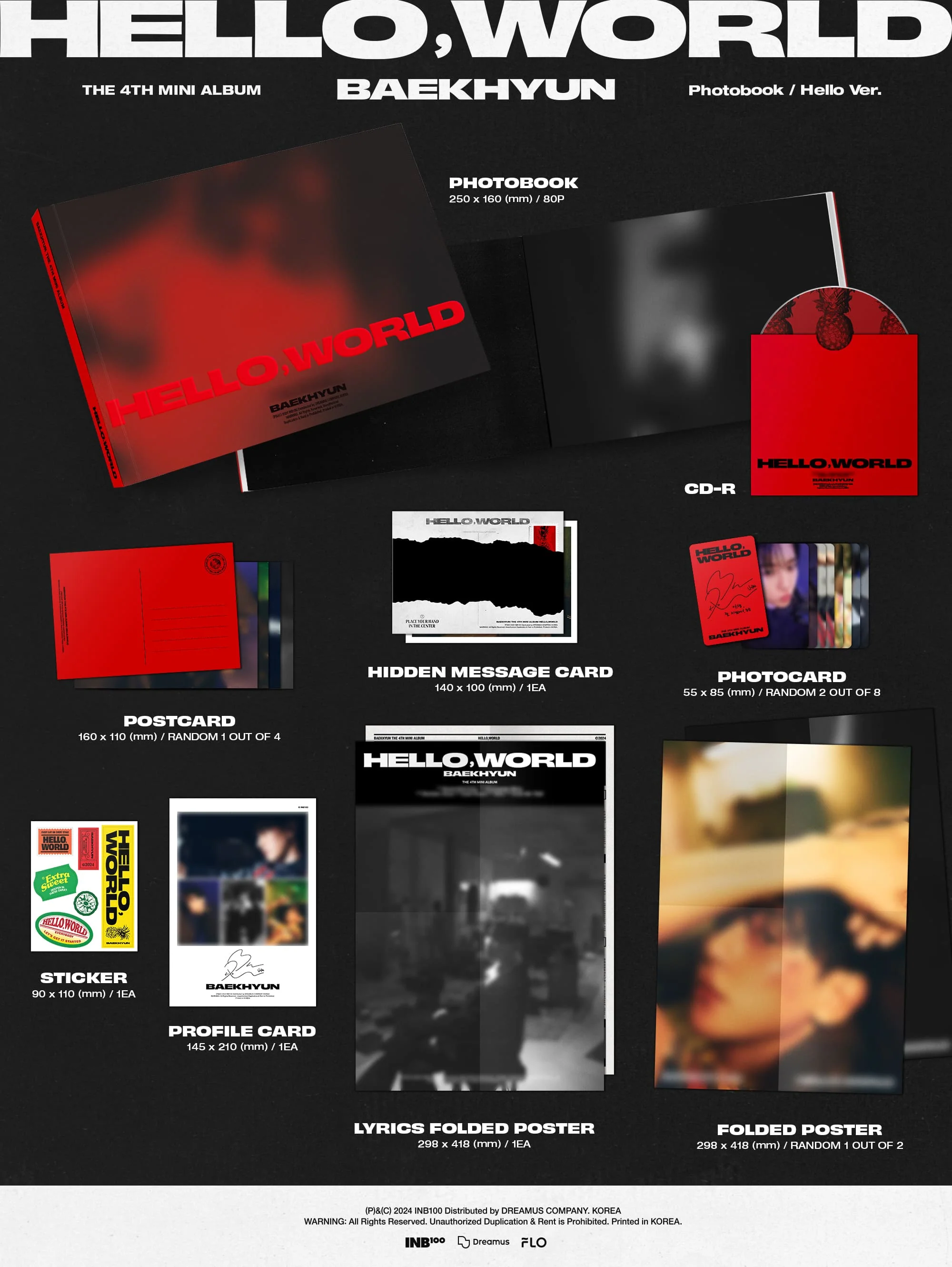 BAEKHYUN Hello, World - Random Photobook - Image 2