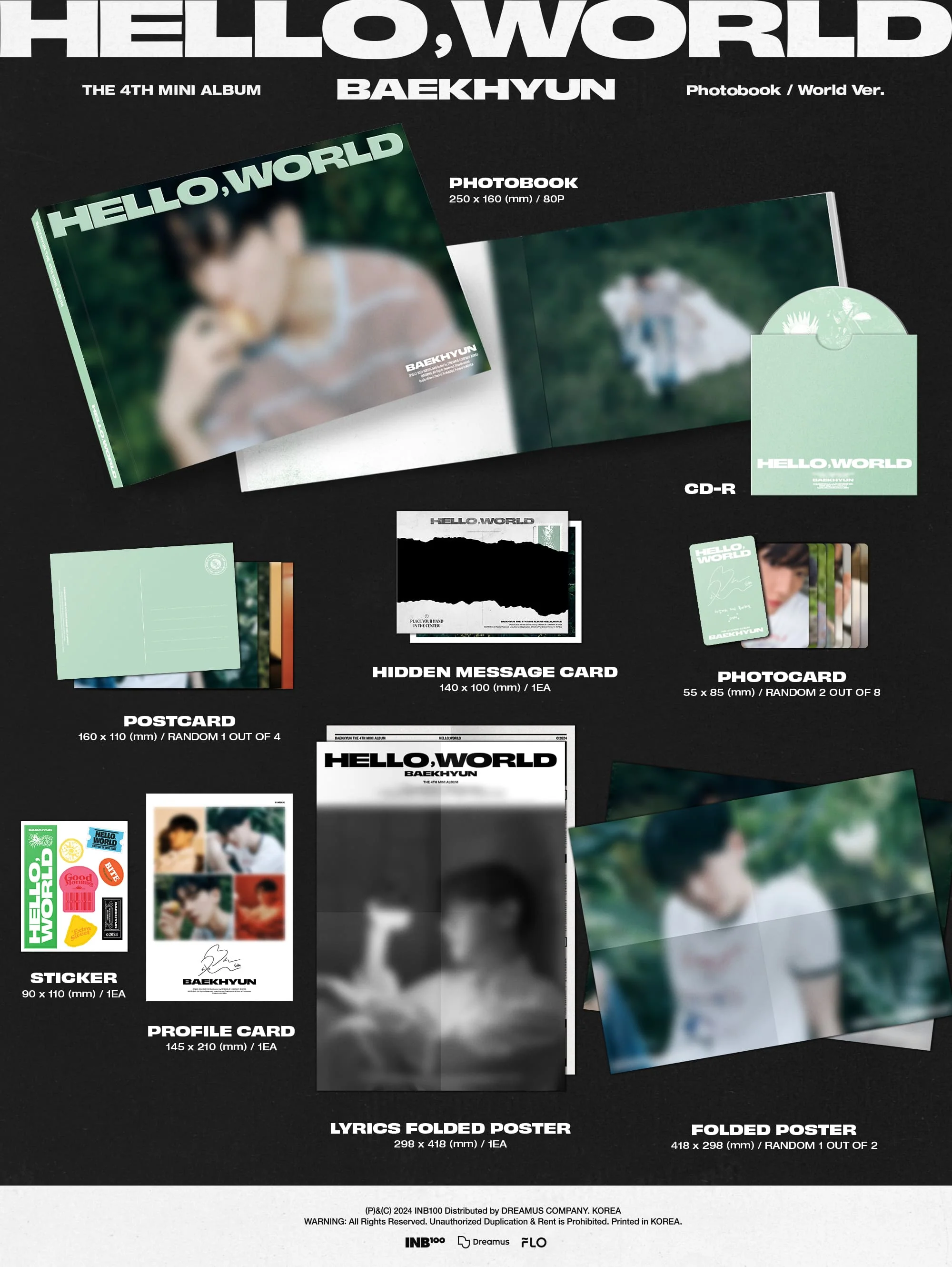BAEKHYUN Hello, World - Random Photobook - Image 3