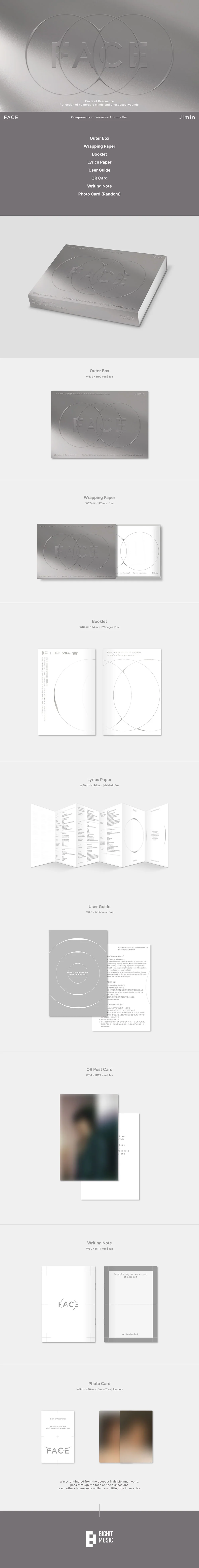 Jimin FACE - Weverse Album - Image 2
