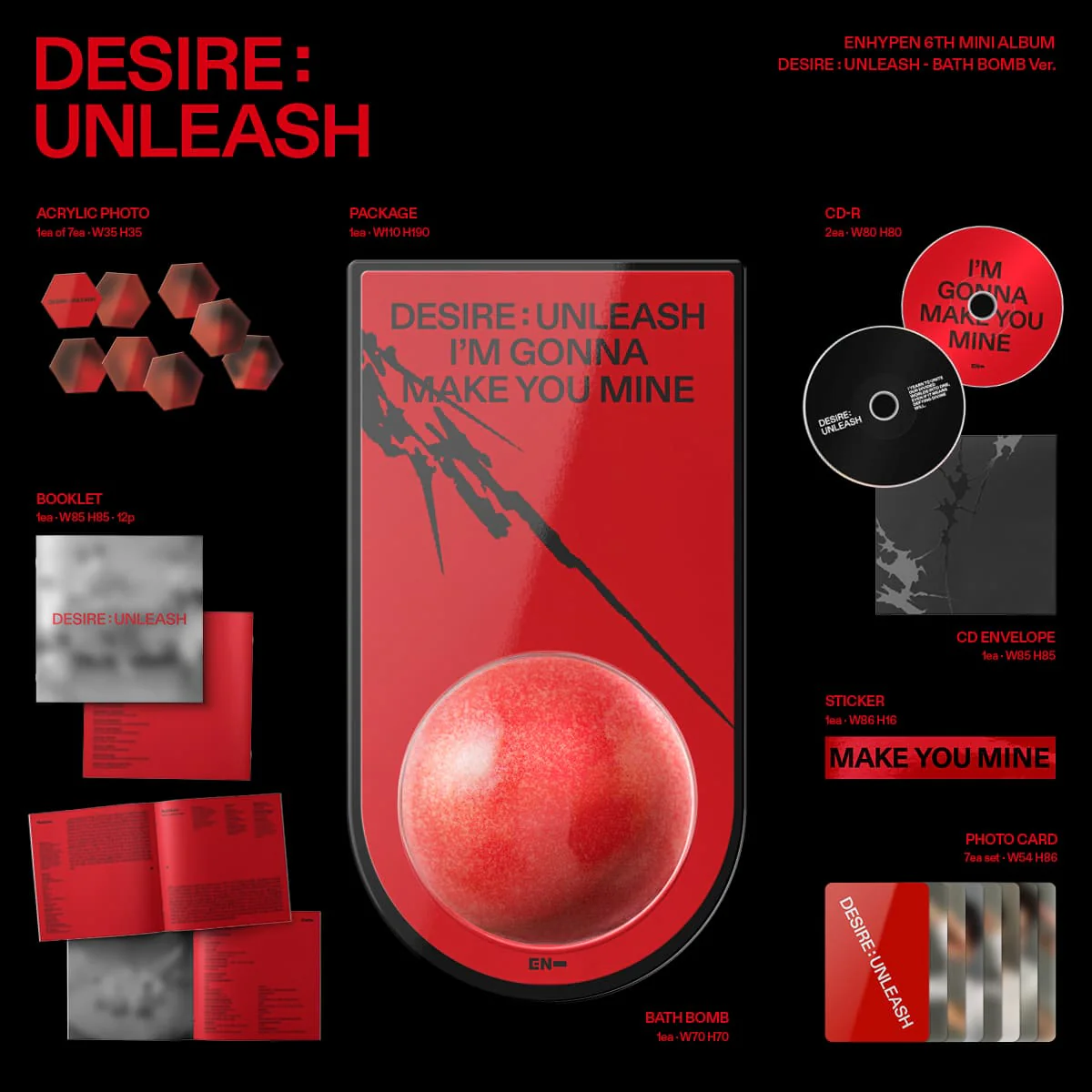 ENHYPEN DESIRE: UNLEASH - BATH BOMB - Image 2