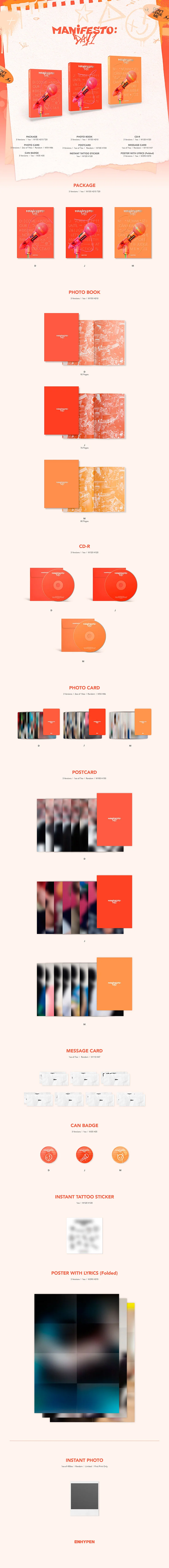 ENHYPEN MANIFESTO : DAY 1 - Random ver - Image 2
