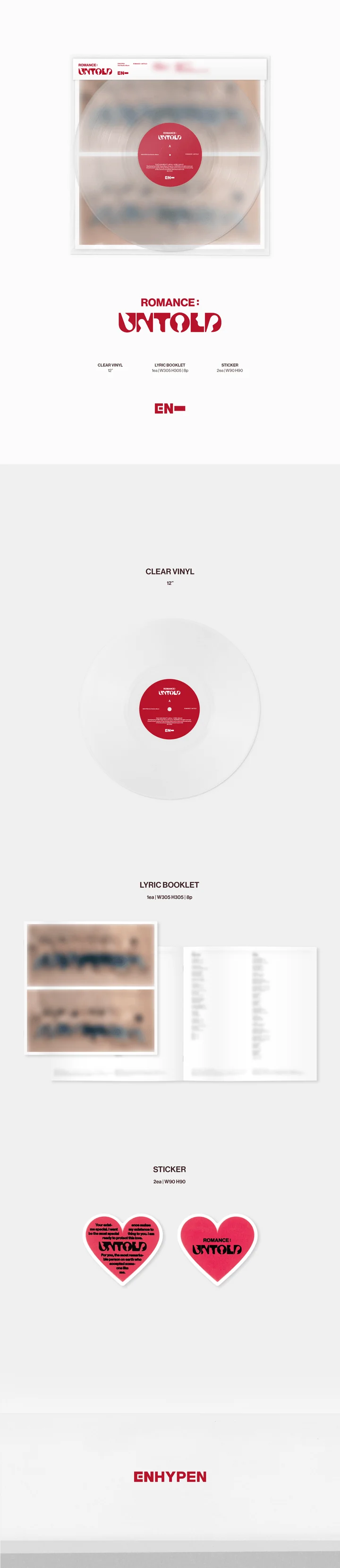 ENHYPEN ROMANCE: UNTOLD - Vinyl - Image 2