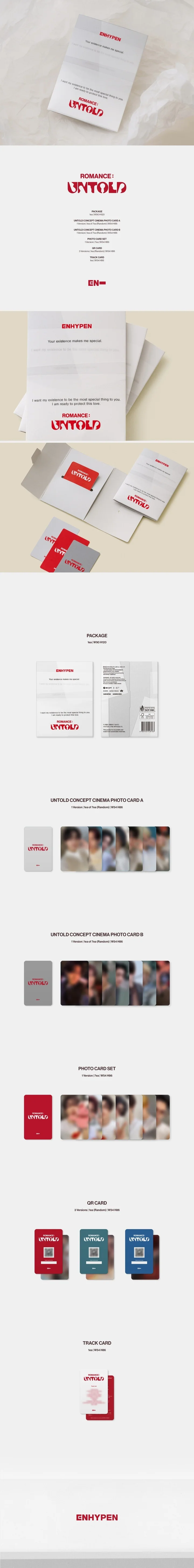 ENHYPEN ROMANCE: UNTOLD - Weverse Album - Image 2