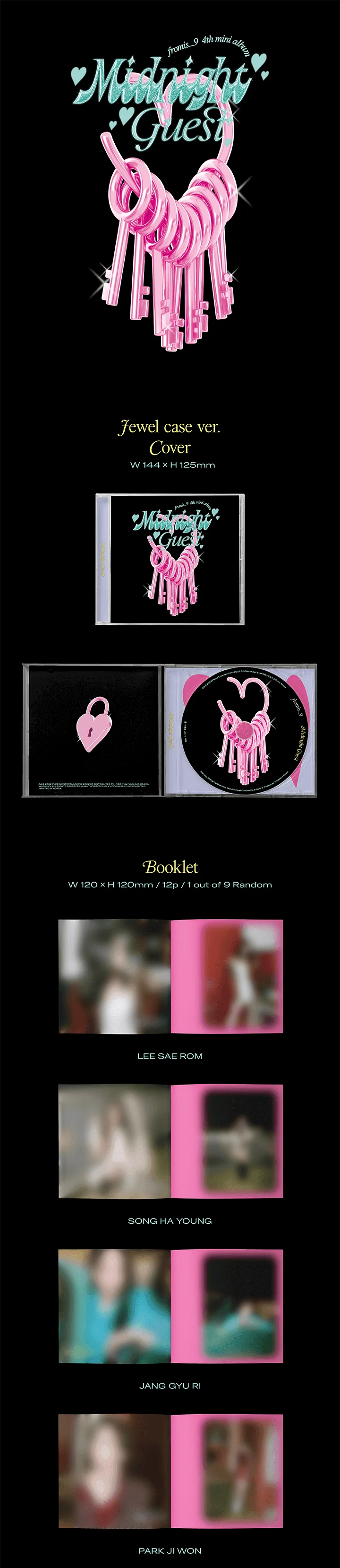 fromis_9 Midnight Guest - Random Jewel Case - Image 2