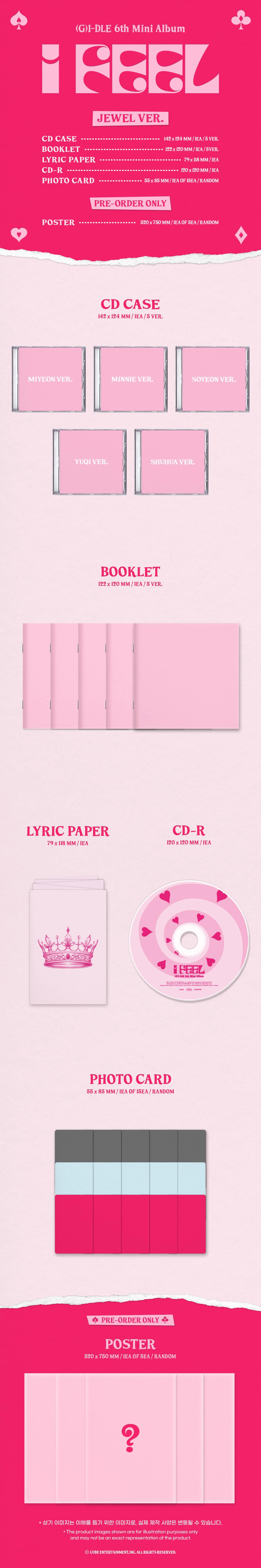 i-dle I Feel - Random Jewel Case - Image 2