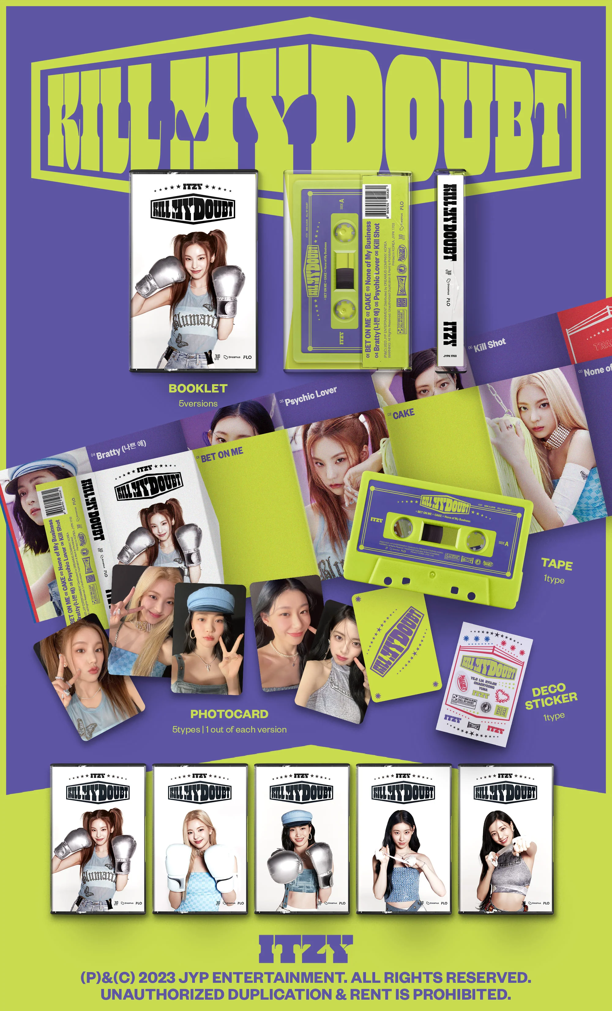 ITZY Kill My Doubt - Random Cassette - Image 2