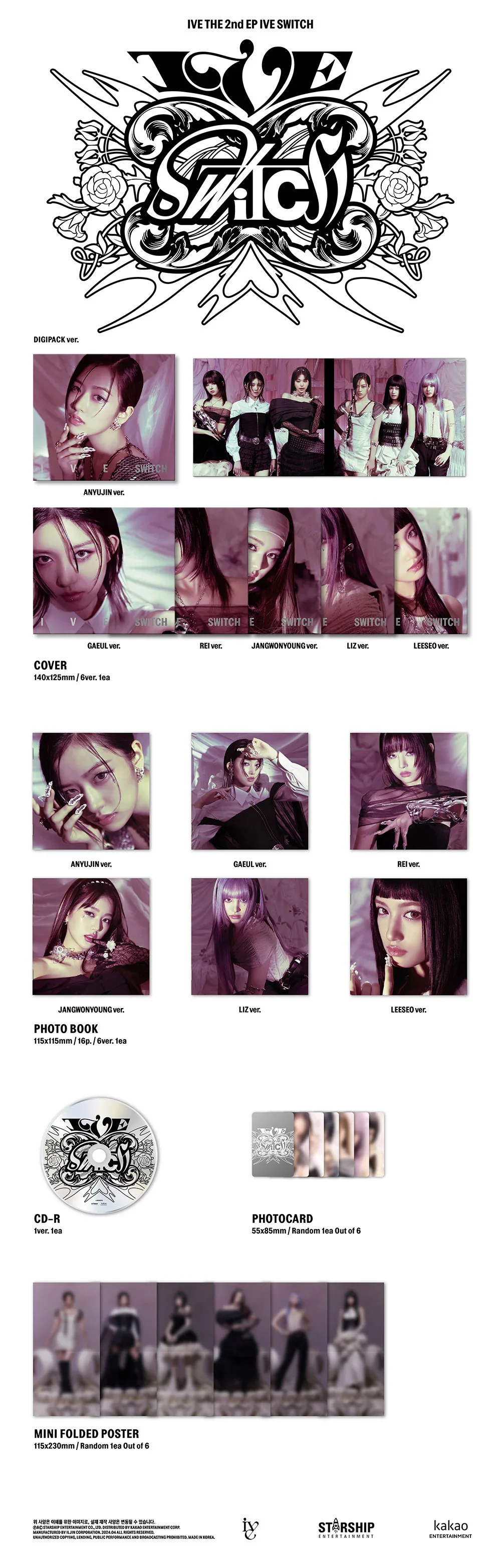 IVE IVE SWITCH - Random Digipack - Image 2