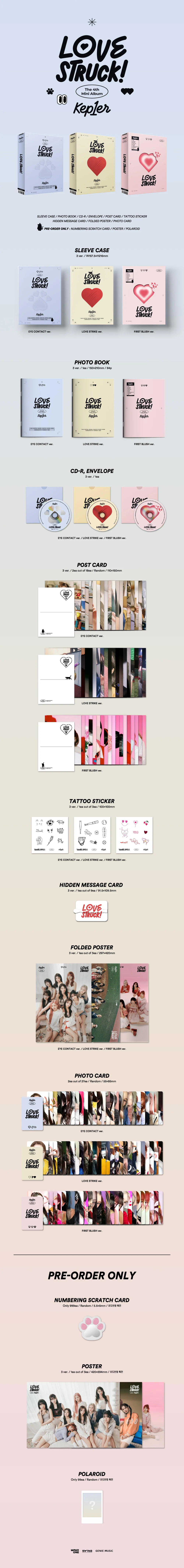 Kep1er LOVESTRUCK! - Random ver - Image 2