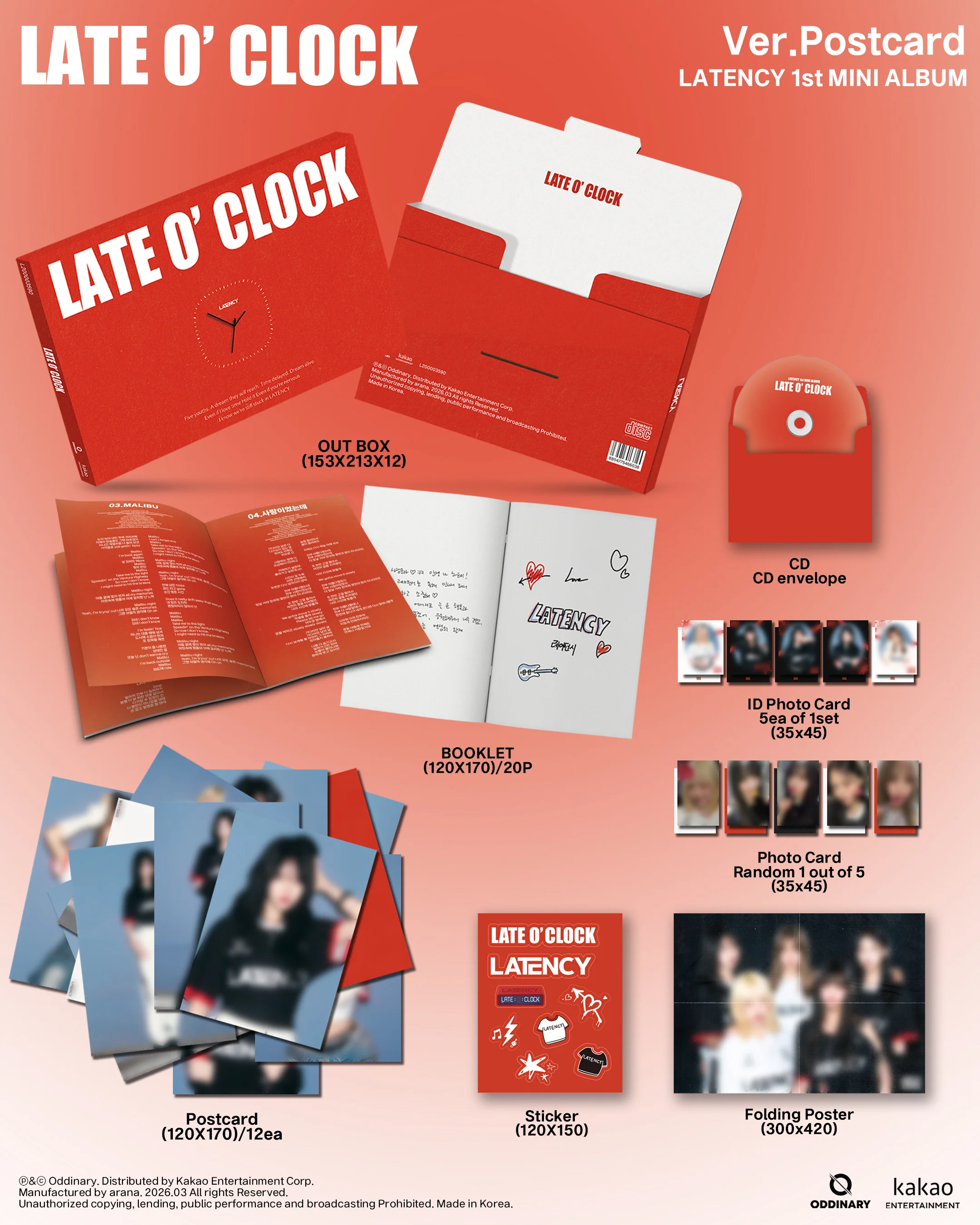 LATENCY LATE O’ CLOCK - Postcard - Image 2