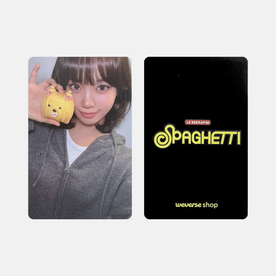 LE SSERAFIM CHAEWON SPAGHETTI Weverse POB Stress Ball