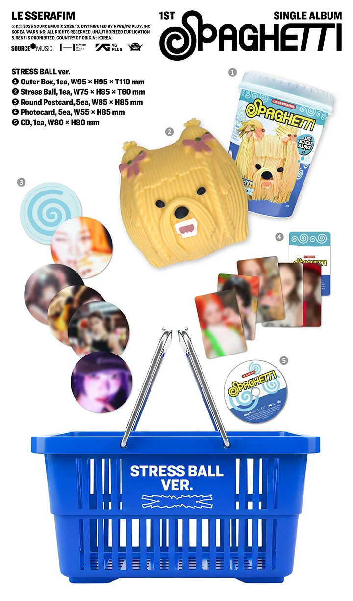 LE SSERAFIM SPAGHETTI - Stress Ball - Image 2