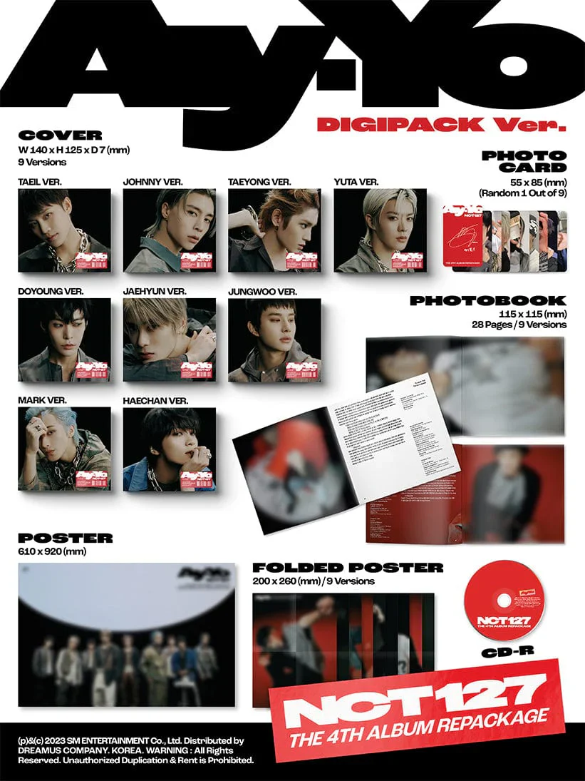 NCT 127 Ay-Yo - Random Digipack - Image 2