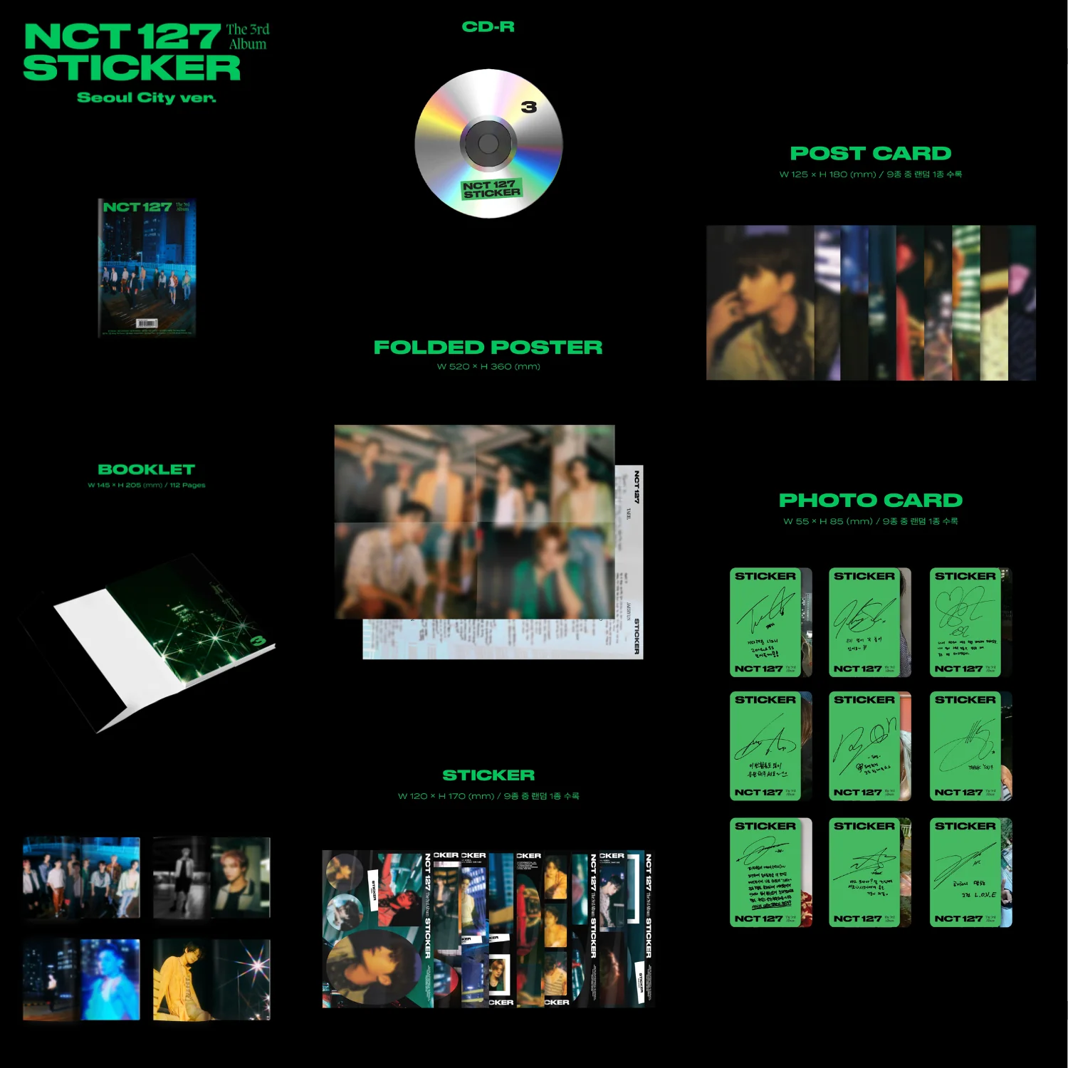 NCT 127 Sticker - Seoul City - Image 2