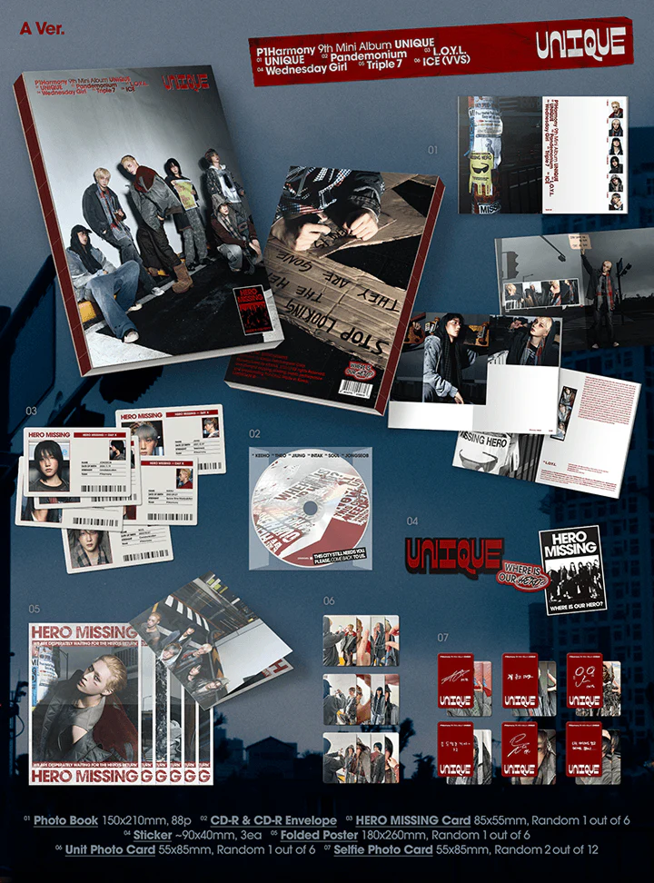 P1Harmony UNIQUE - Random Photobook - Image 2