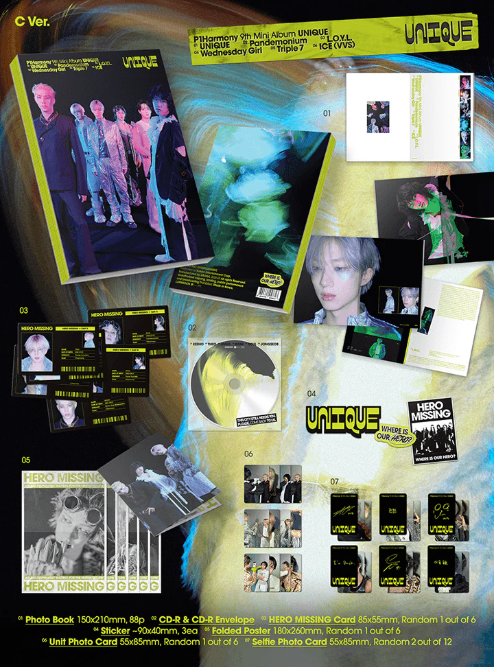 P1Harmony UNIQUE - Random Photobook - Image 4