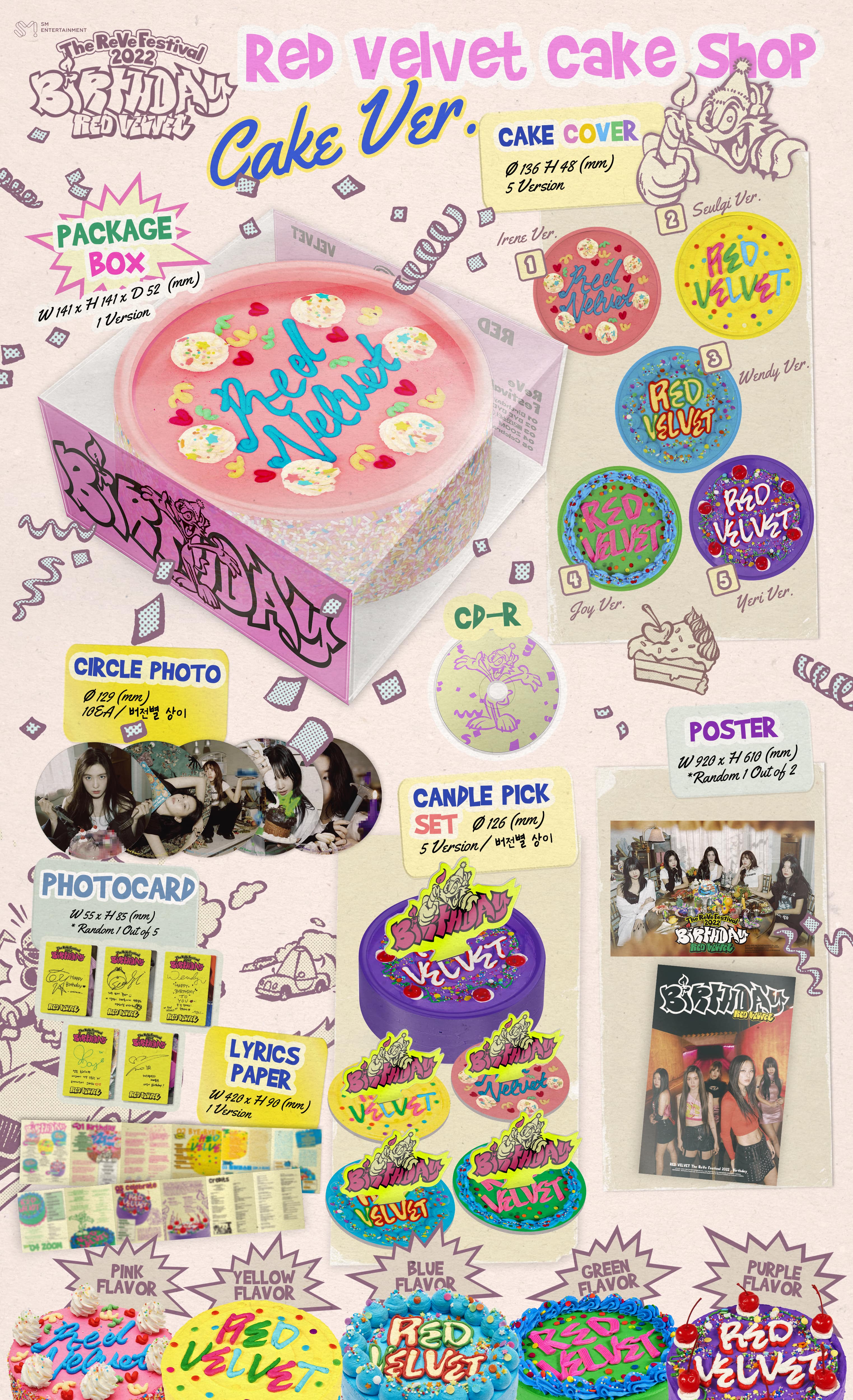 Red Velvet The ReVe Festival 2022 Birthday - Random Cake - Image 2
