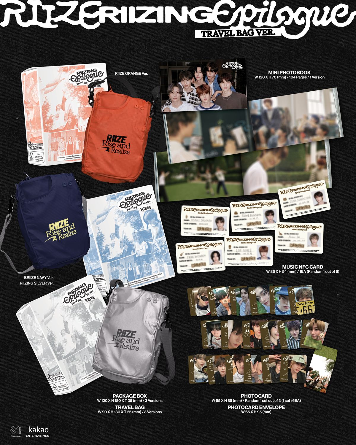 RIIZE RIIZING: Epilogue - Limited TRAVEL BAG - Image 2