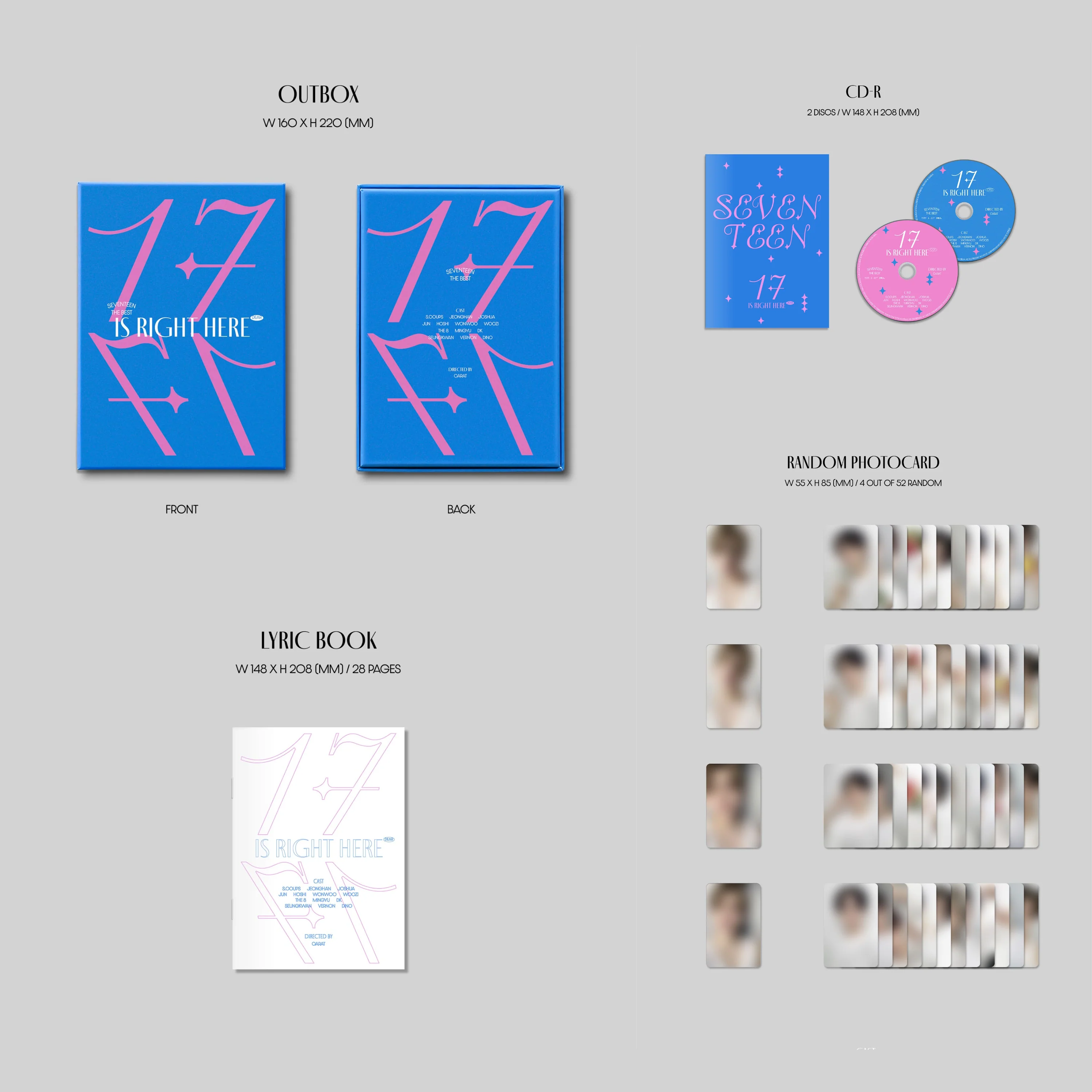 SEVENTEEN 17 IS RIGHT HERE - Random Dear - Image 2