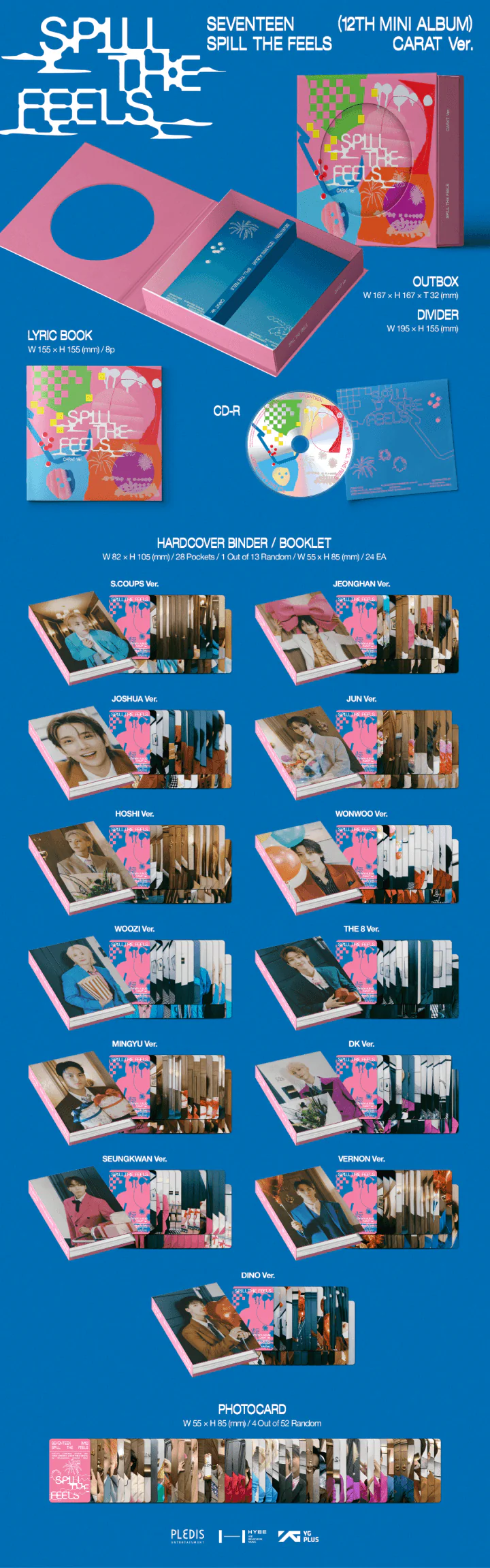 SEVENTEEN SPILL THE FEELS - Random Carat - Image 2