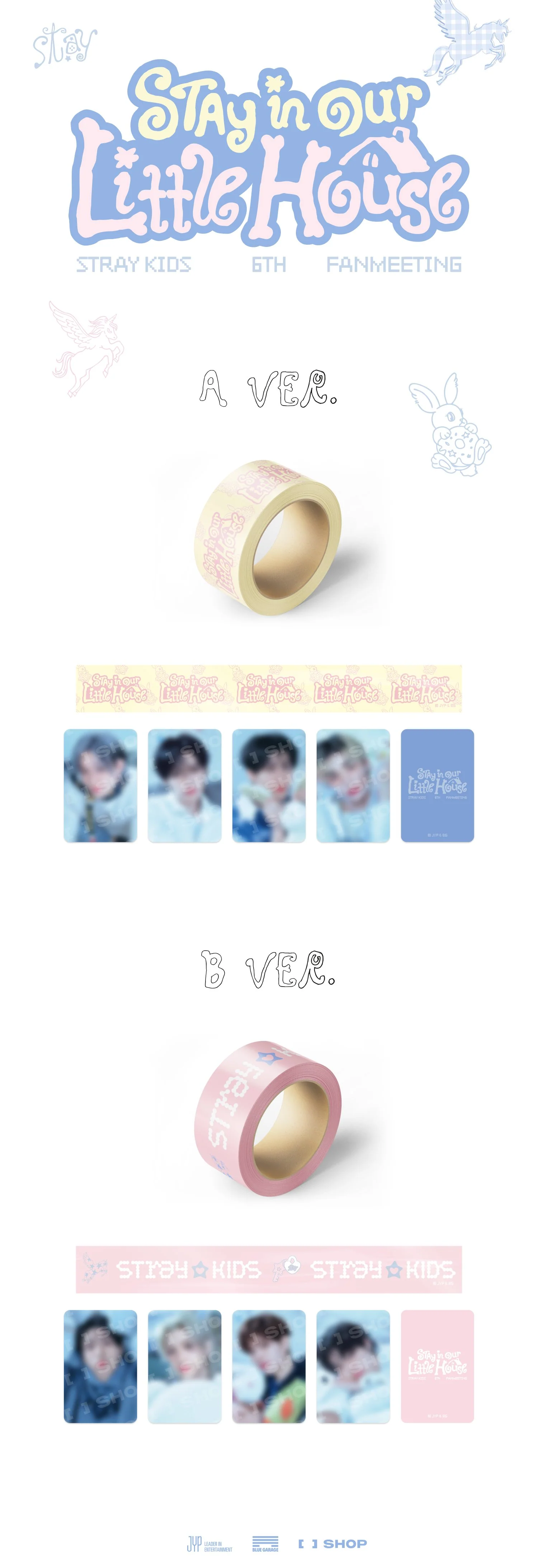 [STAY in Our Little House] Box Tape Set - Image 2
