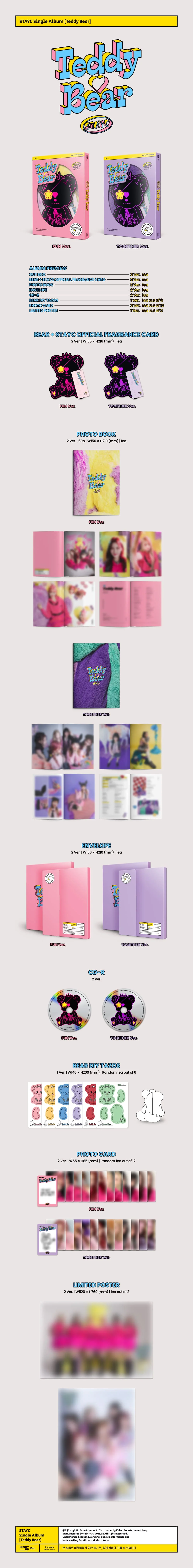 STAYC Teddy Bear - Random ver - Image 2