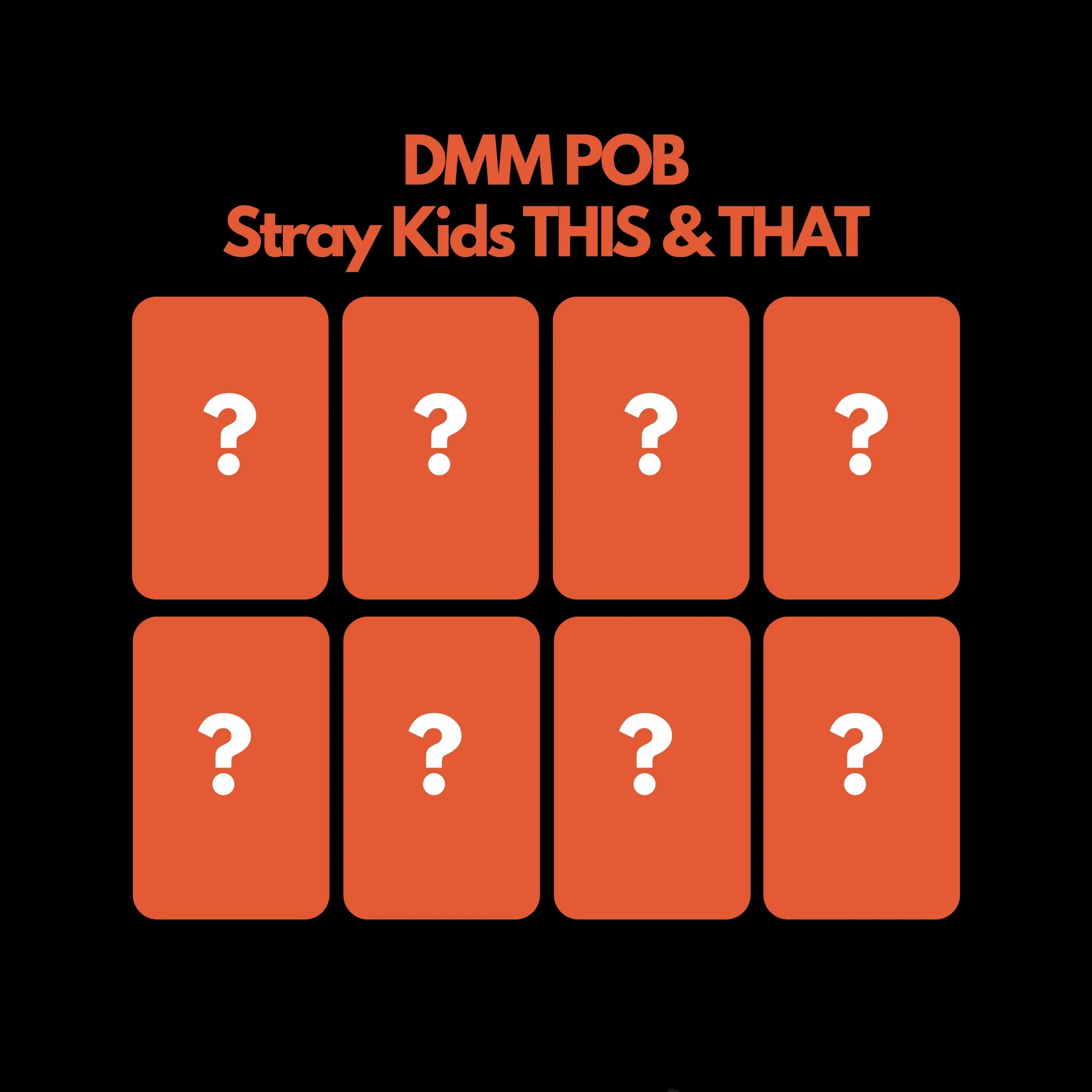 Stray Kids THIS & THAT DMM POB