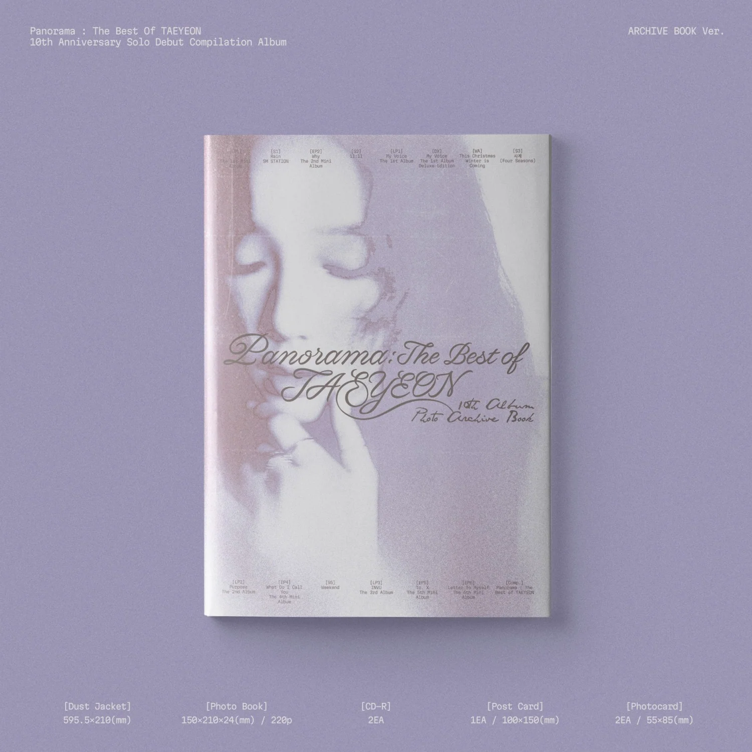 TAEYEON Panorama : The Best of TAEYEON - ARCHIVE BOOK