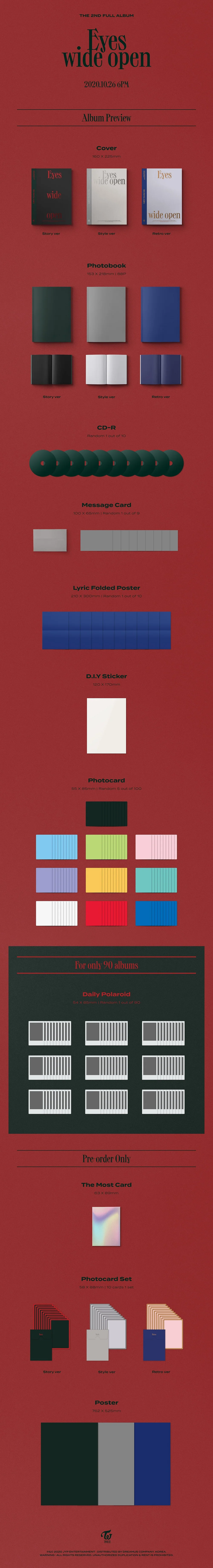 TWICE Eyes wide open - Random ver - Image 2