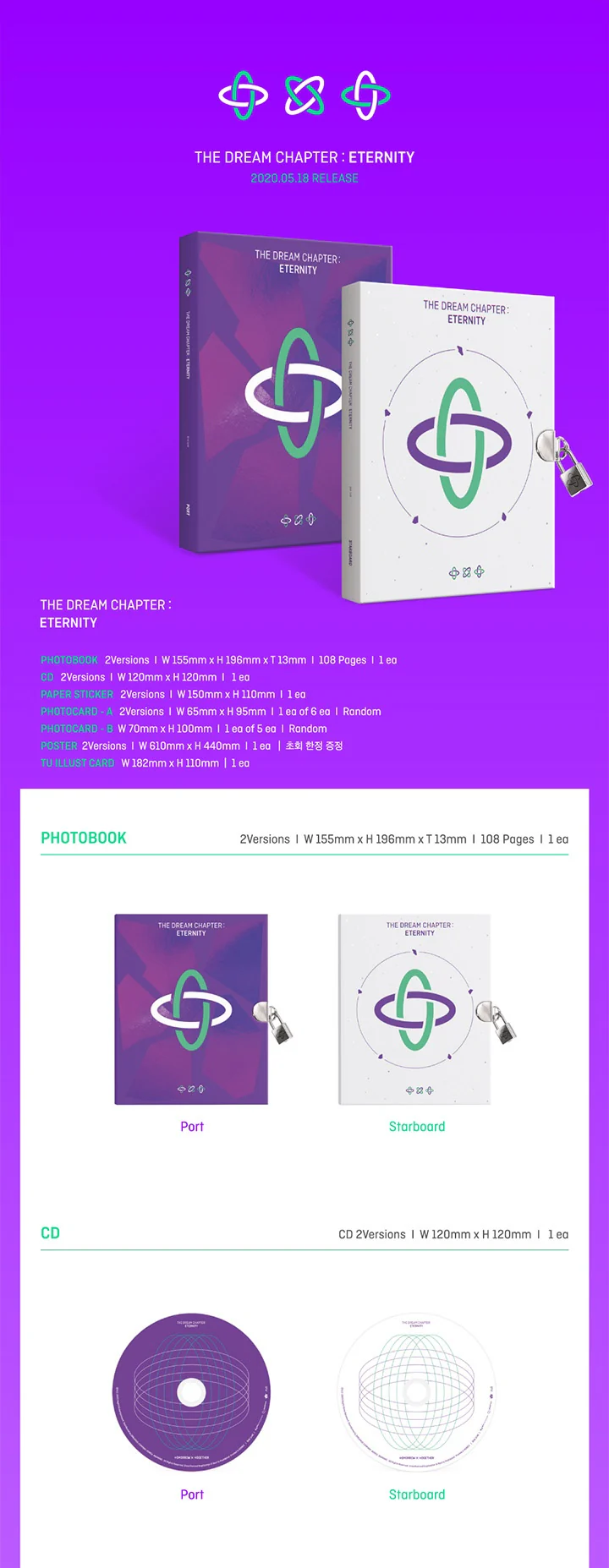 TXT The Dream Chapter: Eternity - Random ver - Image 2
