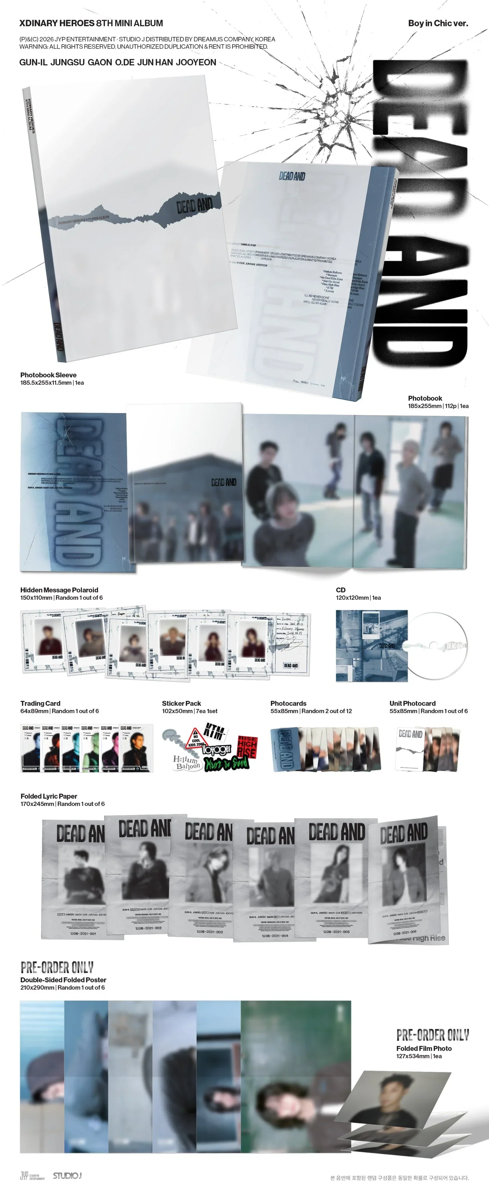 Xdinary Heroes DEAD AND - Random Photobook - Image 2