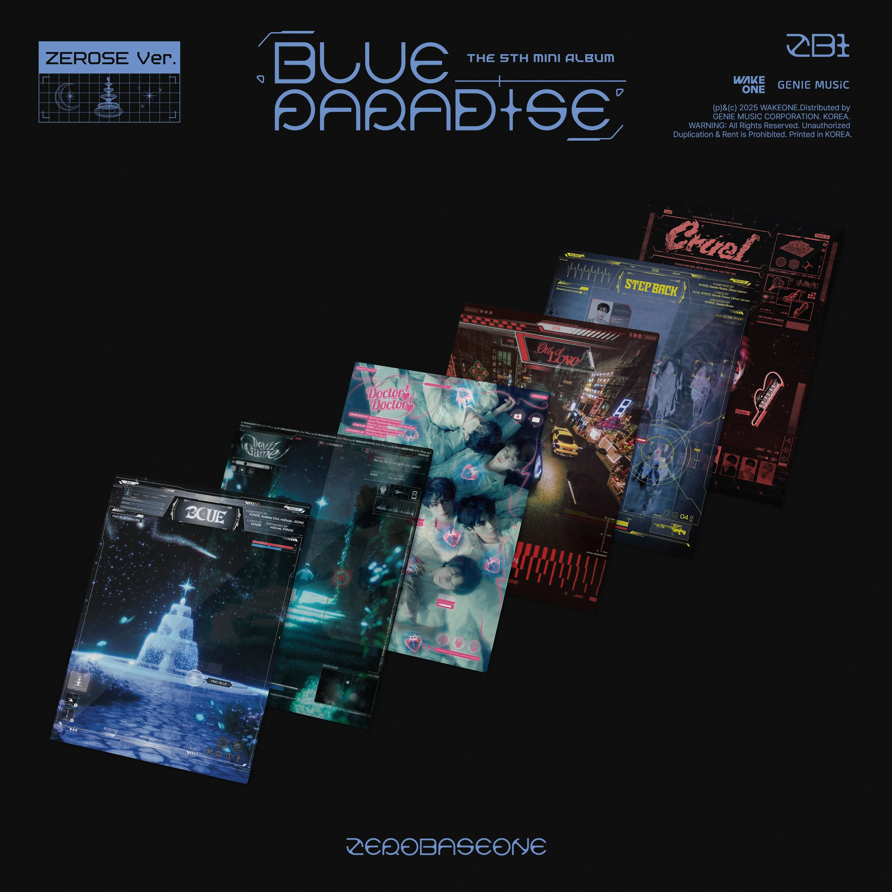 ZEROBASEONE BLUE PARADISE - Random ZEROSE