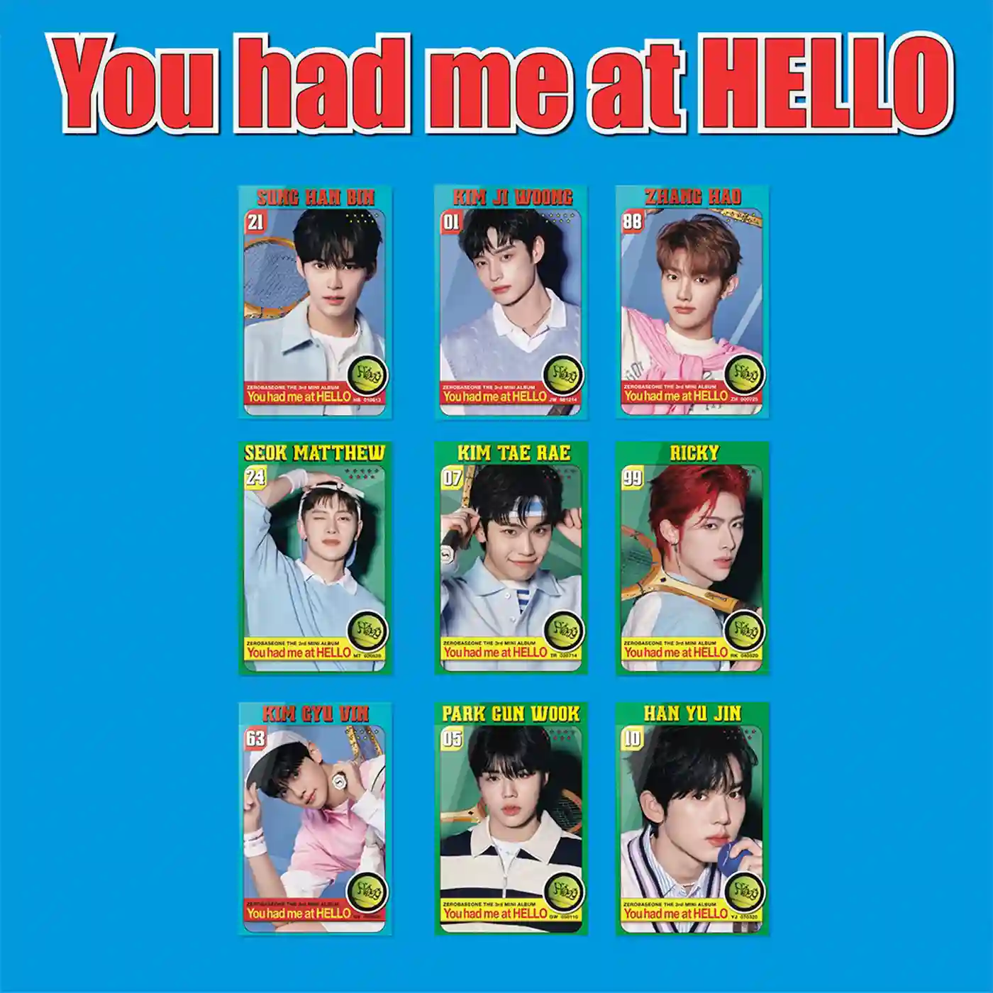 ZEROBASEONE You had me at HELLO - Random POCAALBUM ZEROSE